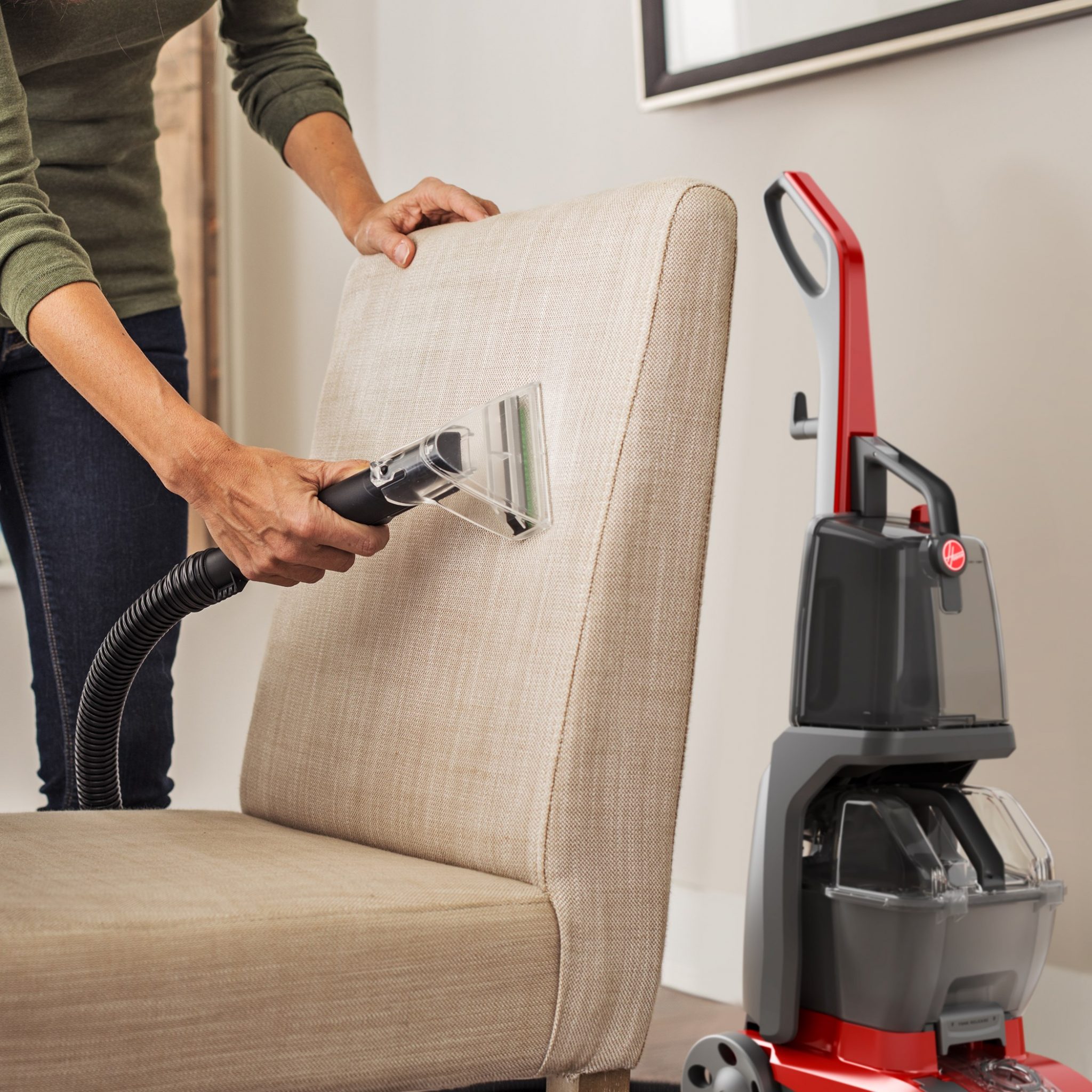Hoover Power Scrub Carpet Cleaner w/ SpinScrub Technology, FH50135