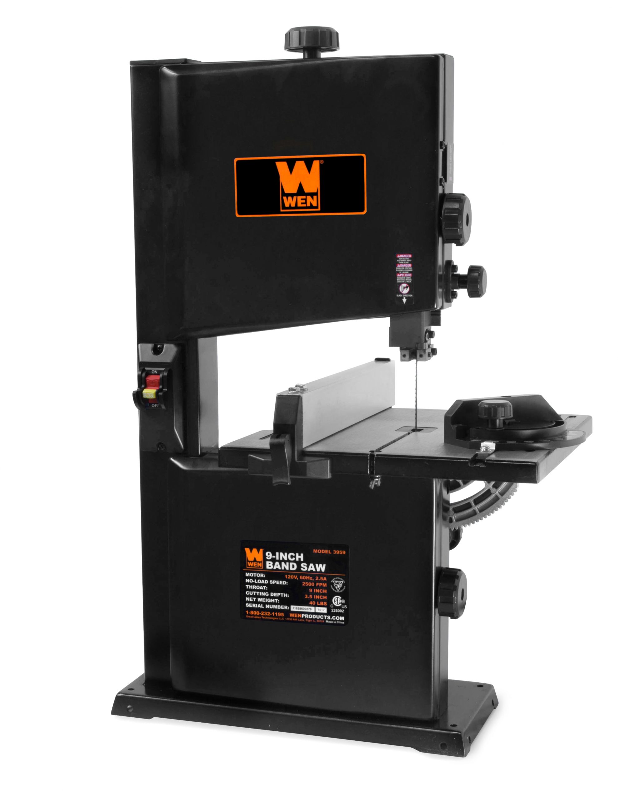 WEN 2.5Amp 9Inch Benchtop Band Saw, 3959 AwzHome The best at affordable prices