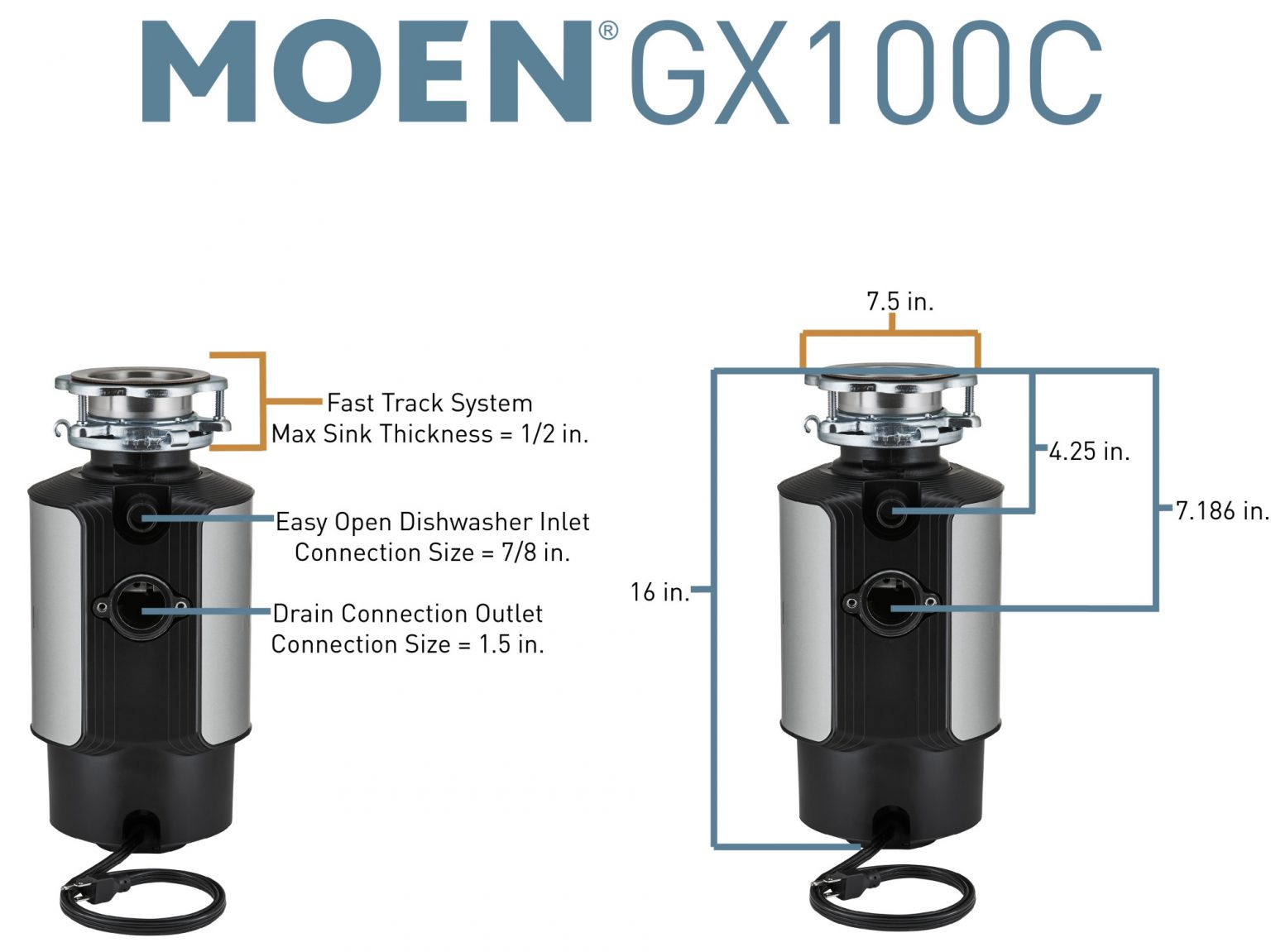 moen garbage disposal