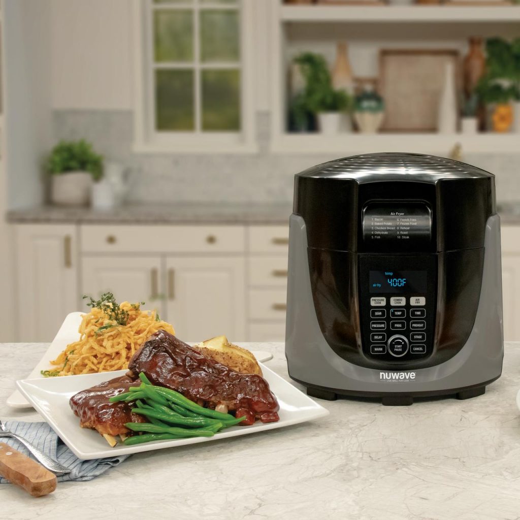 NuWave 33801 Duet Pressure Cooker Combo / Air Fryer Combo AwzHome