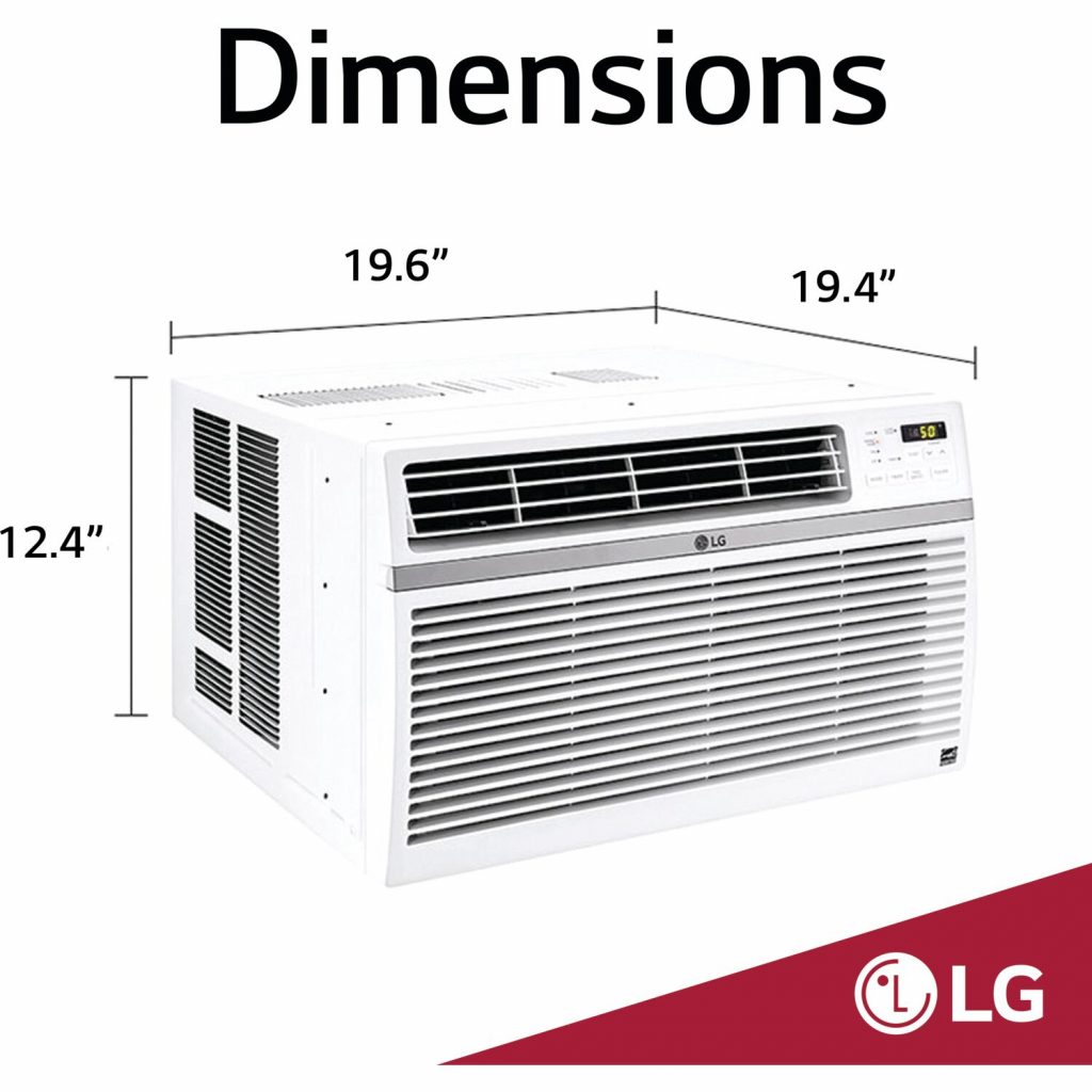 Lg 8000 Btu 115v Window Mounted Air Conditioner With Remote Control Awzhome The Best At 3820