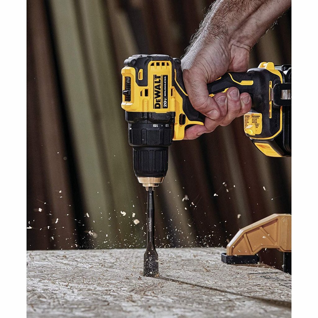 Dewalt Atomic 20 Volt Max Lithium Ion Brushless Cordless Compact 12 In Drill Driver W 2 9668