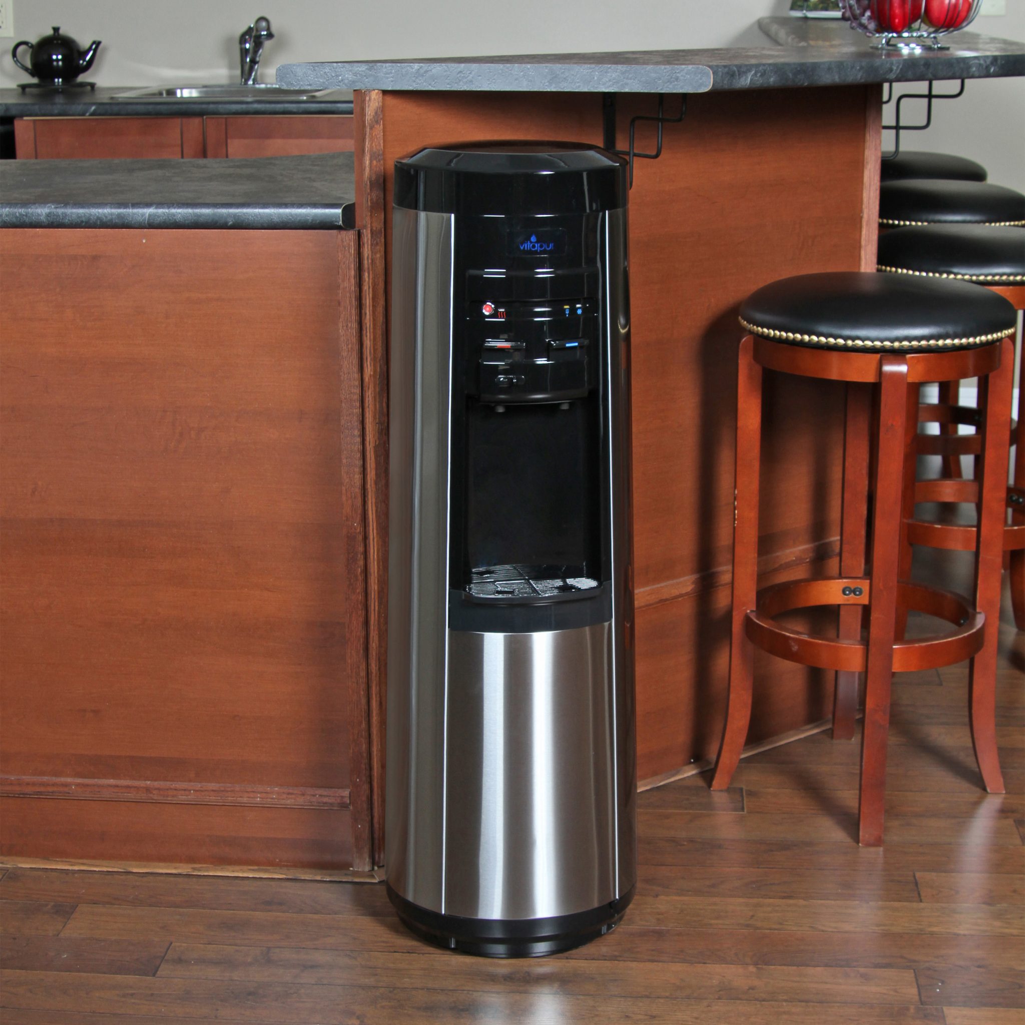 PointOf Use Water Dispenser (Hot, Room and Cold) Black/Stainless