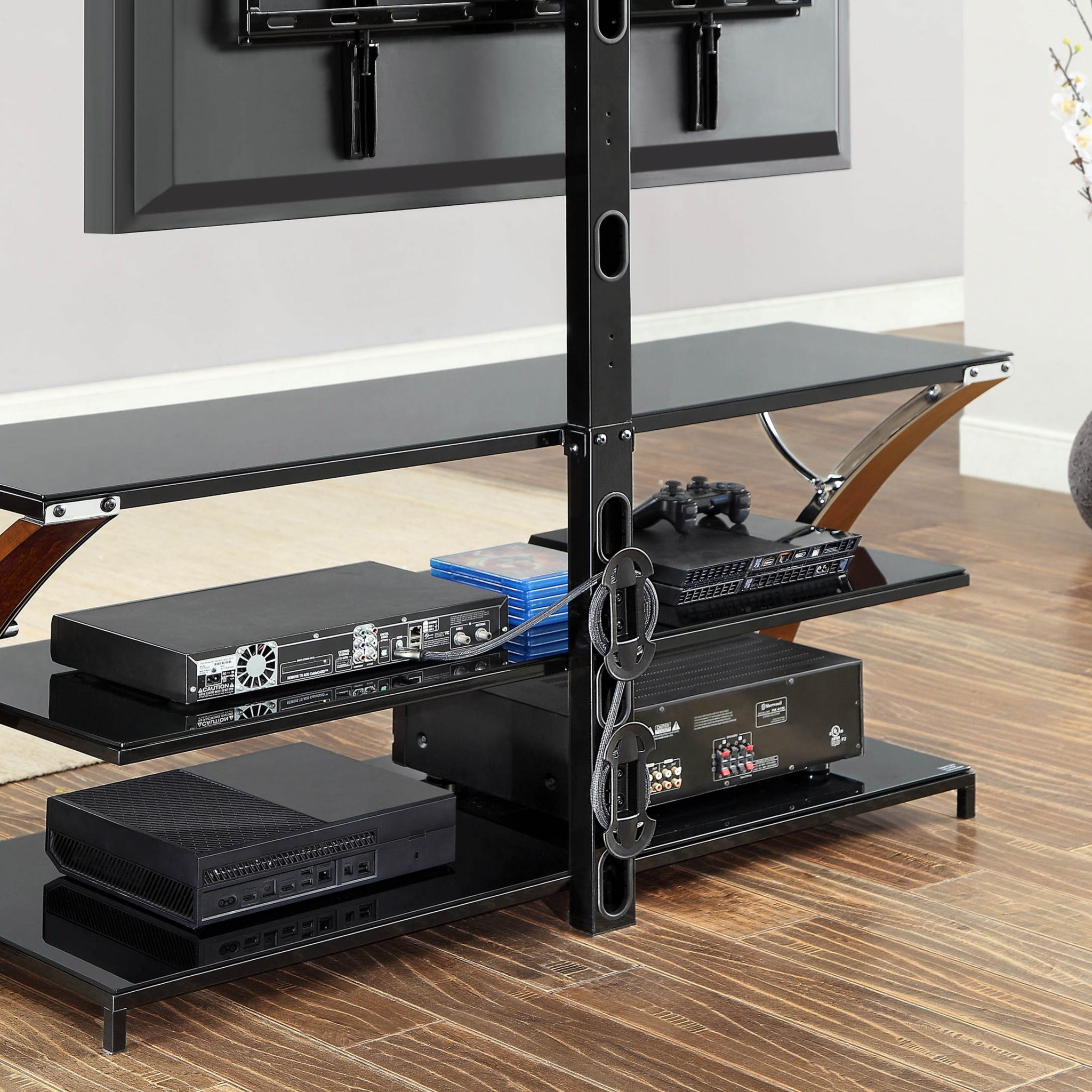 Whalen Payton 3in1 Flat Panel TV Stand for TVs up to 65″, Multiple