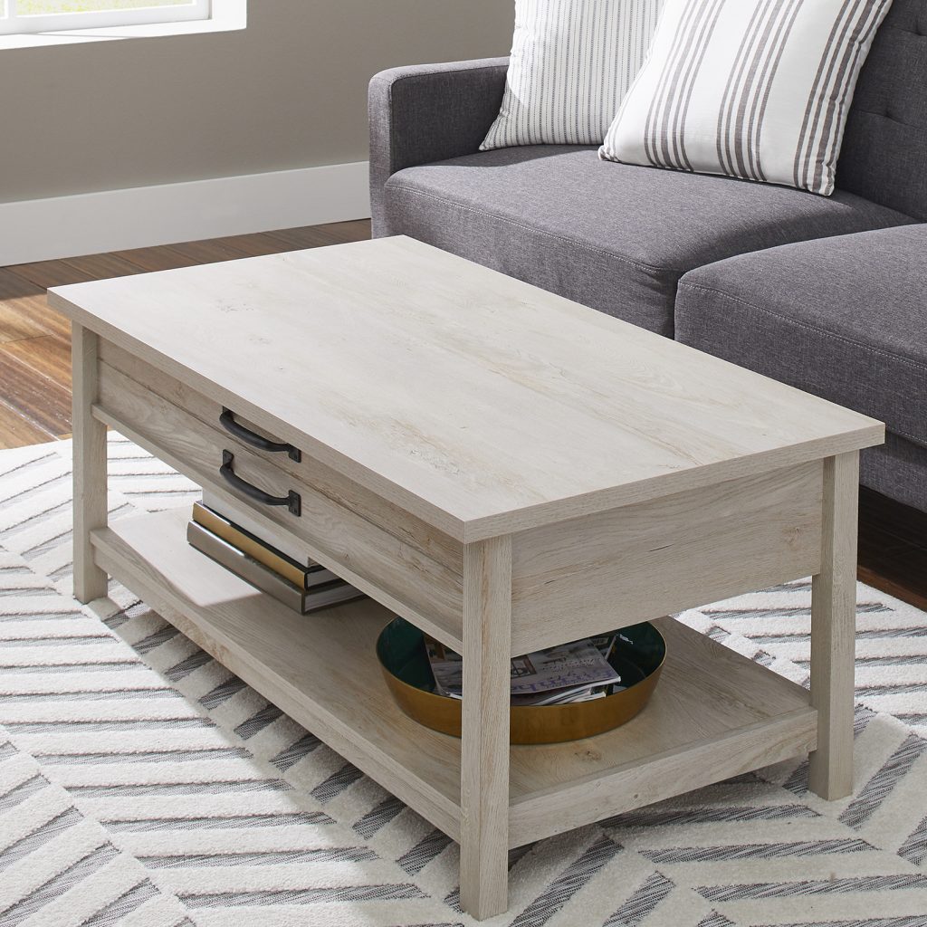 Better Homes & Gardens Modern Farmhouse Lift Top Coffee Table, Rustic ...