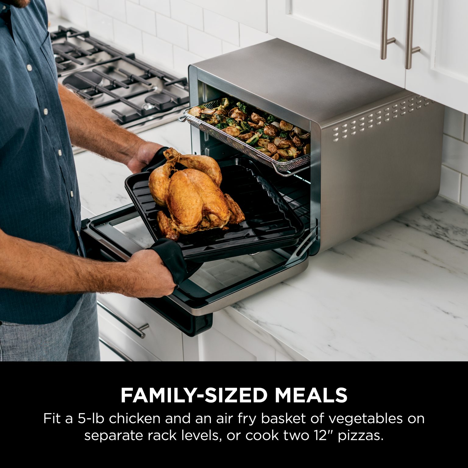 Ninja DT200 Foodi 8in1 XL Pro Air Fry Oven, Large Countertop