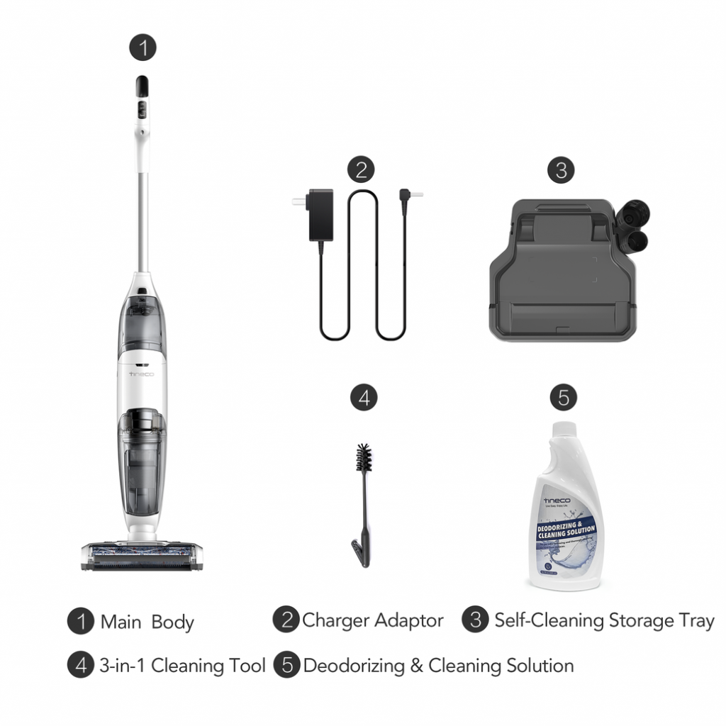 Tineco iFloor Cordless Wet Dry Vacuum and Hard Floor Washer – AwzHome