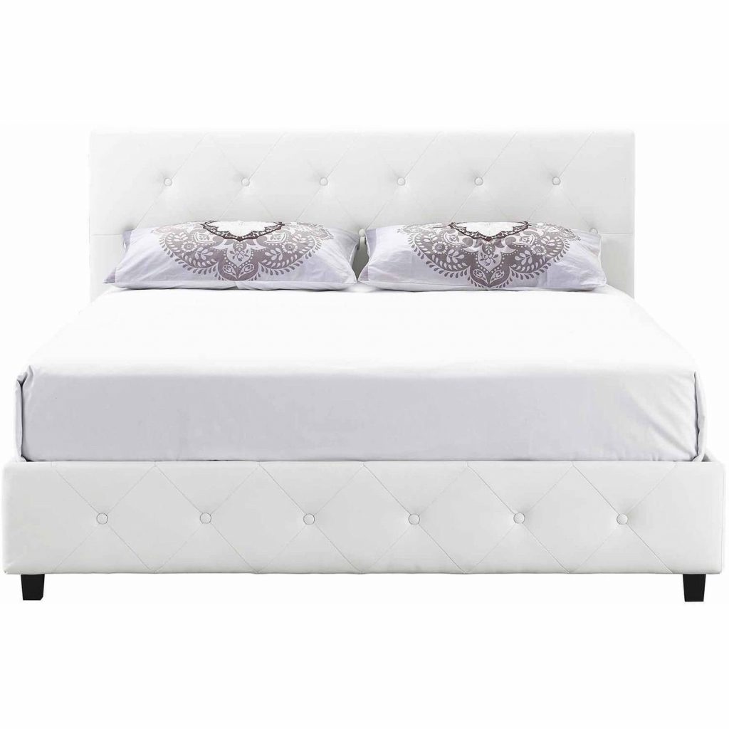 Dhp Dakota Upholstered Platform Bed Queen Size Frame White Awzhome