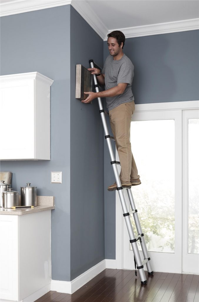 Cosco 8.5 Ft. SmartClose Aluminum Telescoping MultiPosition Ladder