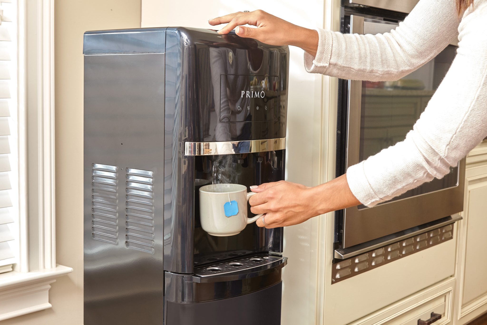 Primo Deluxe Bottom Loading Hot and Cold Water Dispenser with Self