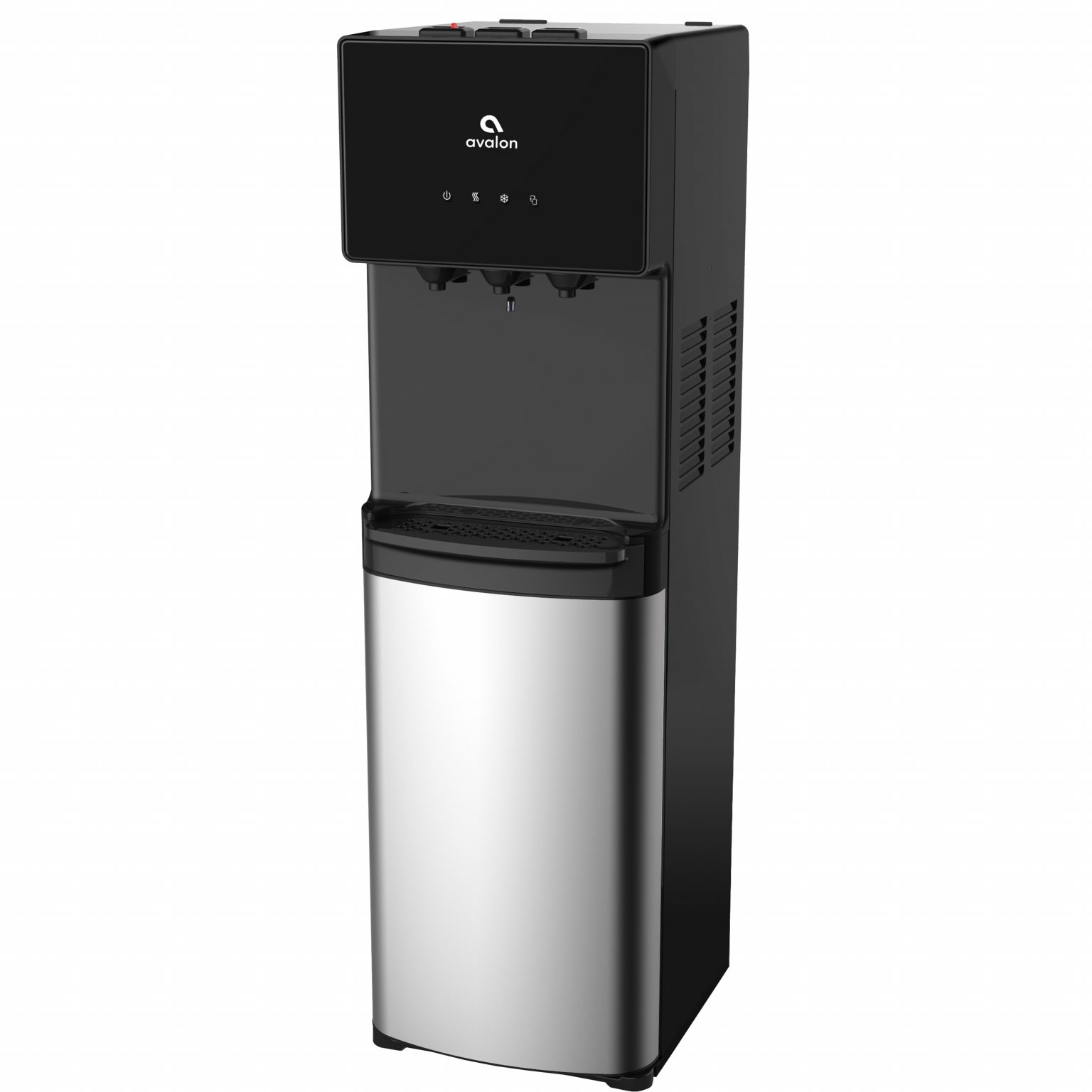 Avalon Bottom Load Water Cooler 3 Temp, Stainless/Black AwzHome The