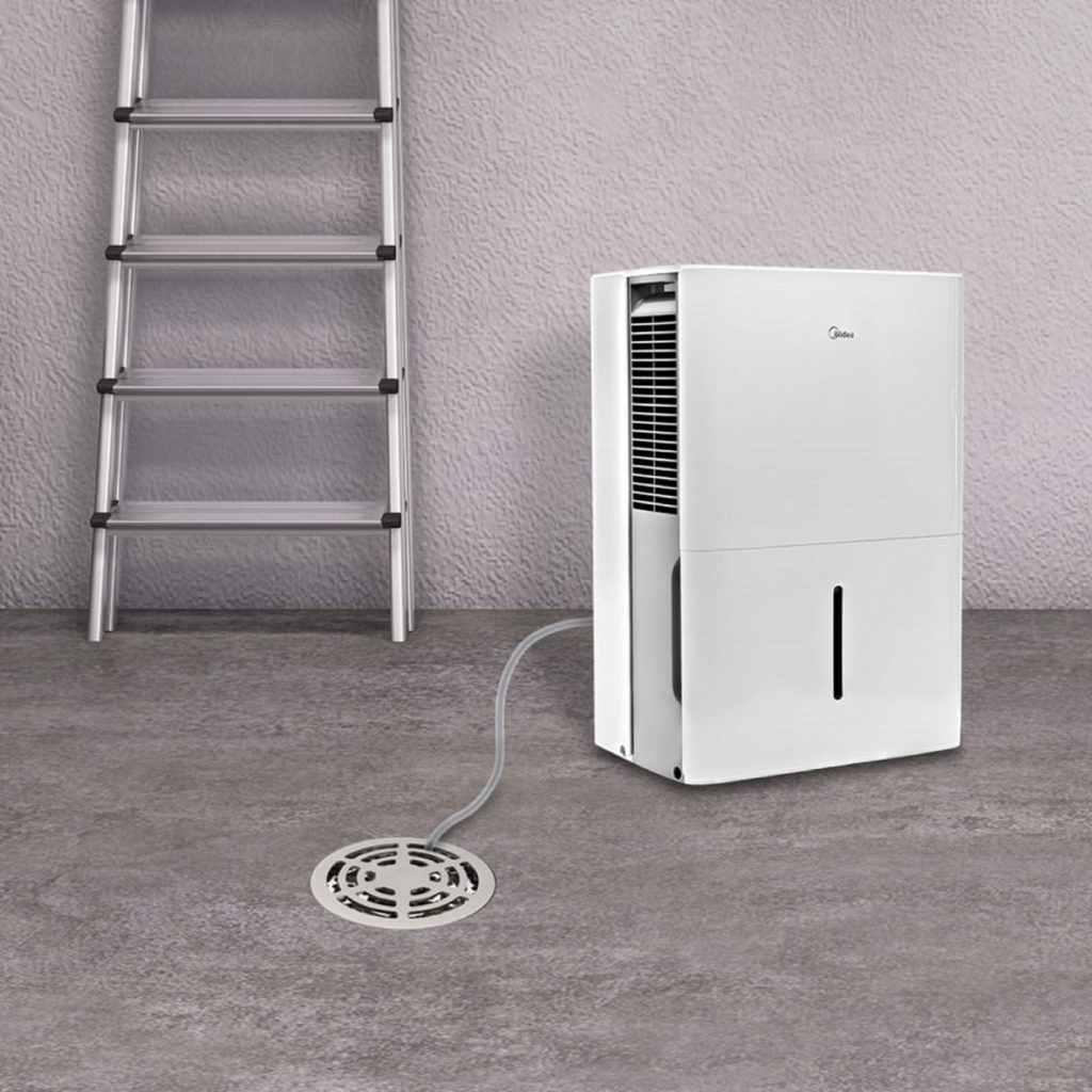 Midea 50Pint EnergyStar Dehumidifier for Wet Rooms with Pump