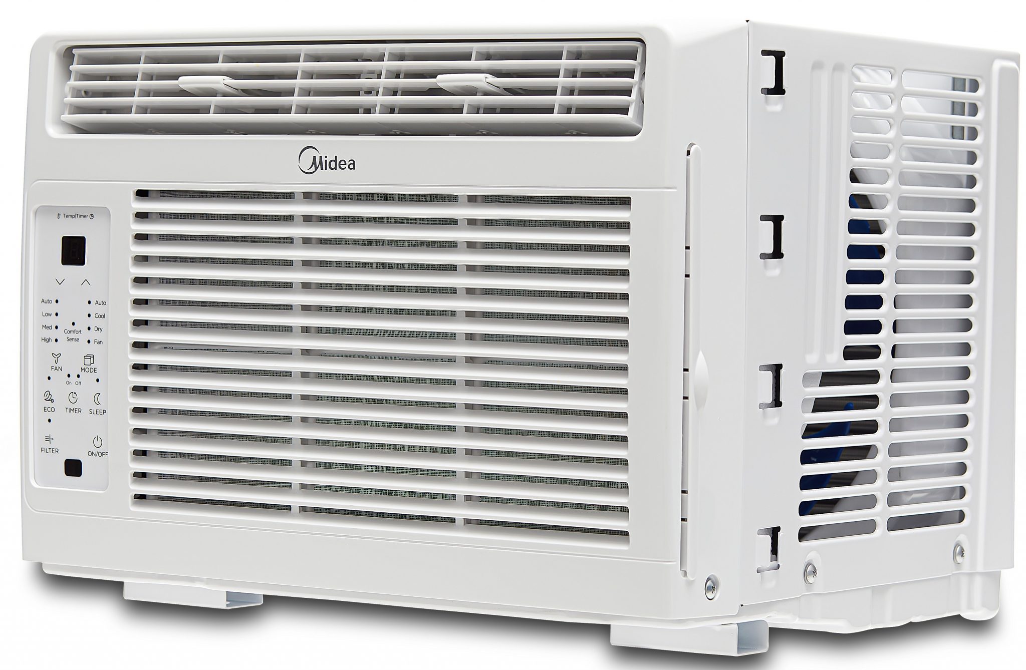 Midea 6,000 BTU 115V Window Air Conditioner with ComfortSense Remote, White, MAW06R1WWT 