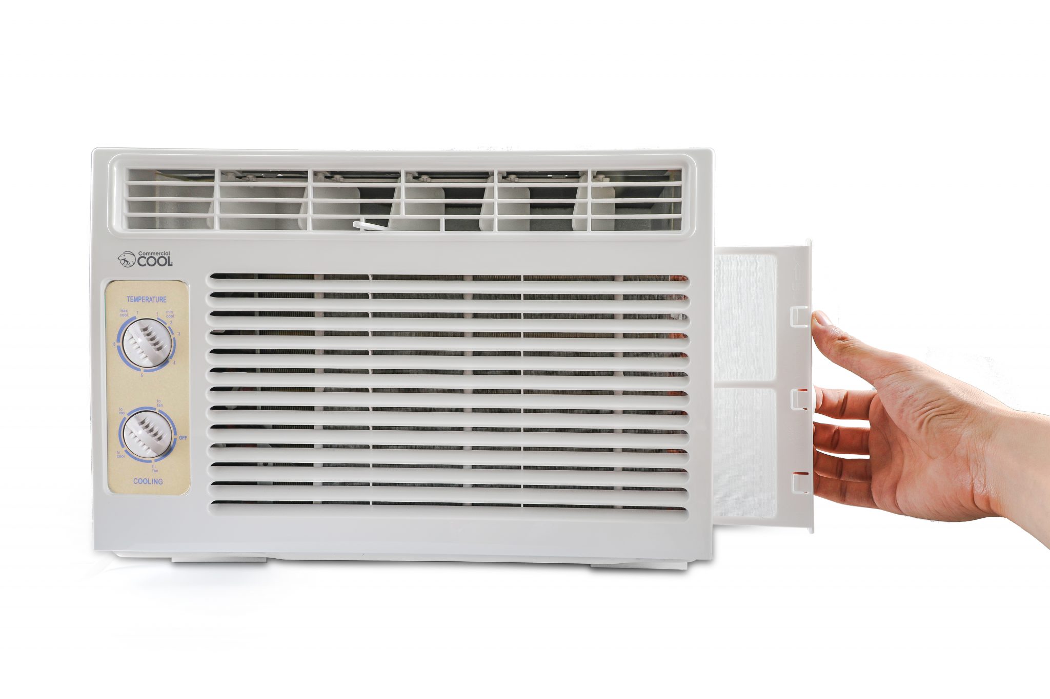 Commercial Cool 5,000 BTU Mechanical Window Air Conditioner, White