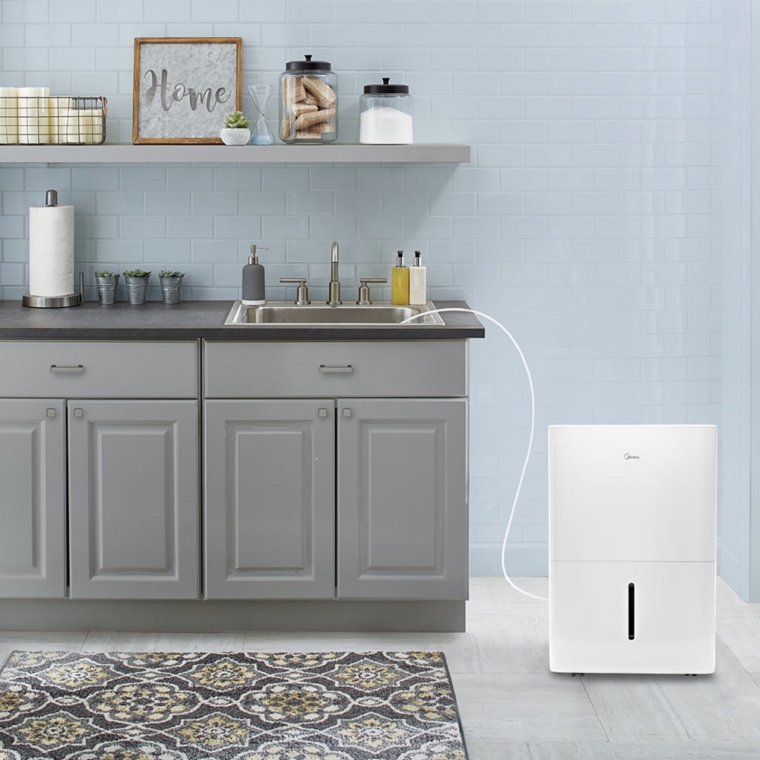 Midea 50Pint EnergyStar Dehumidifier for Wet Rooms with Pump