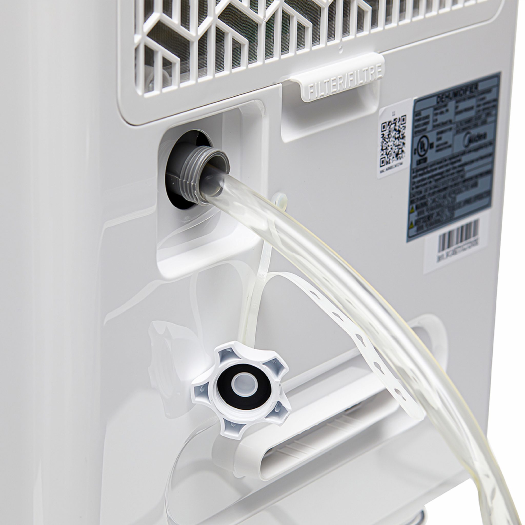 Midea 22Pints Energy Star Smart Dehumidifier for Damp Rooms, White