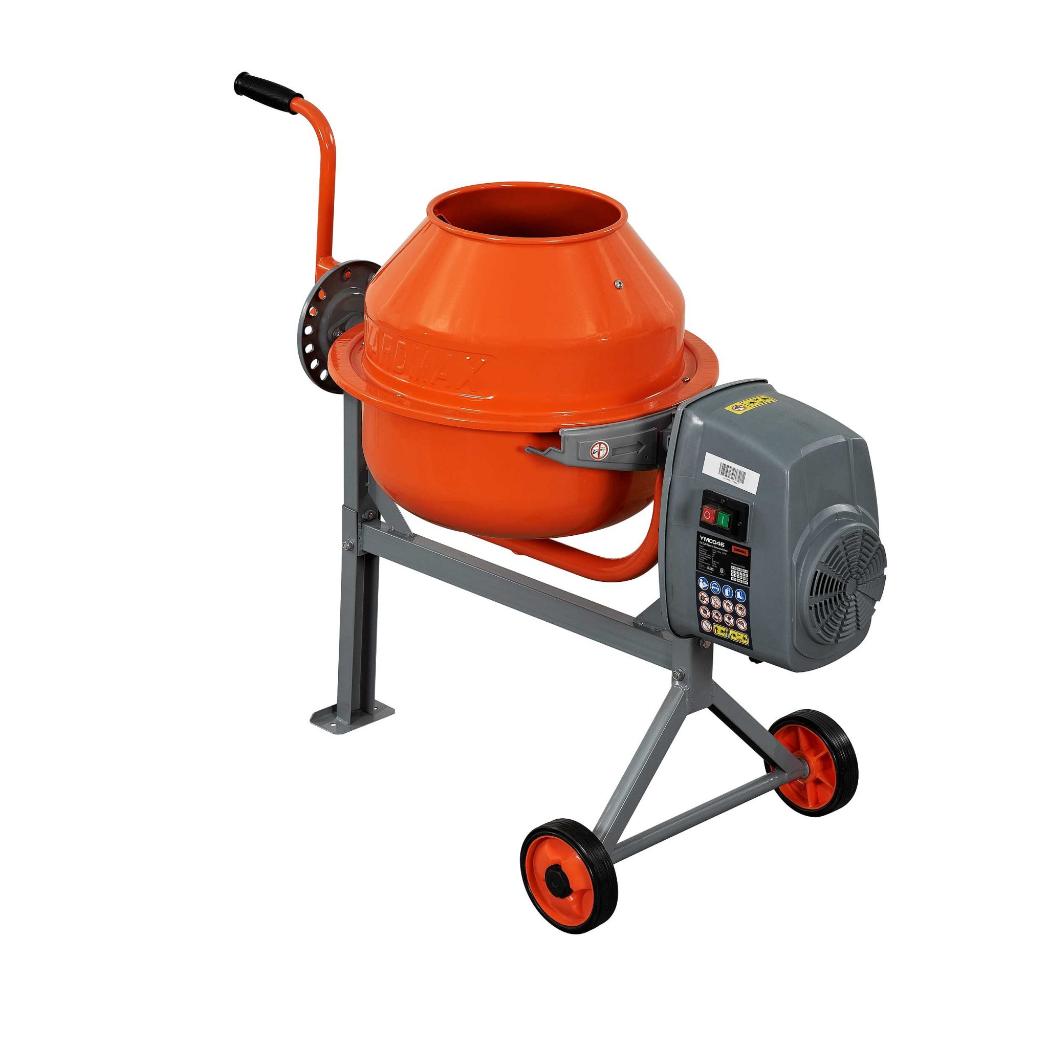 YARDMAX YM0046 Concrete Mixer 1.6 cu ft 1/6 HP AwzHome The best at