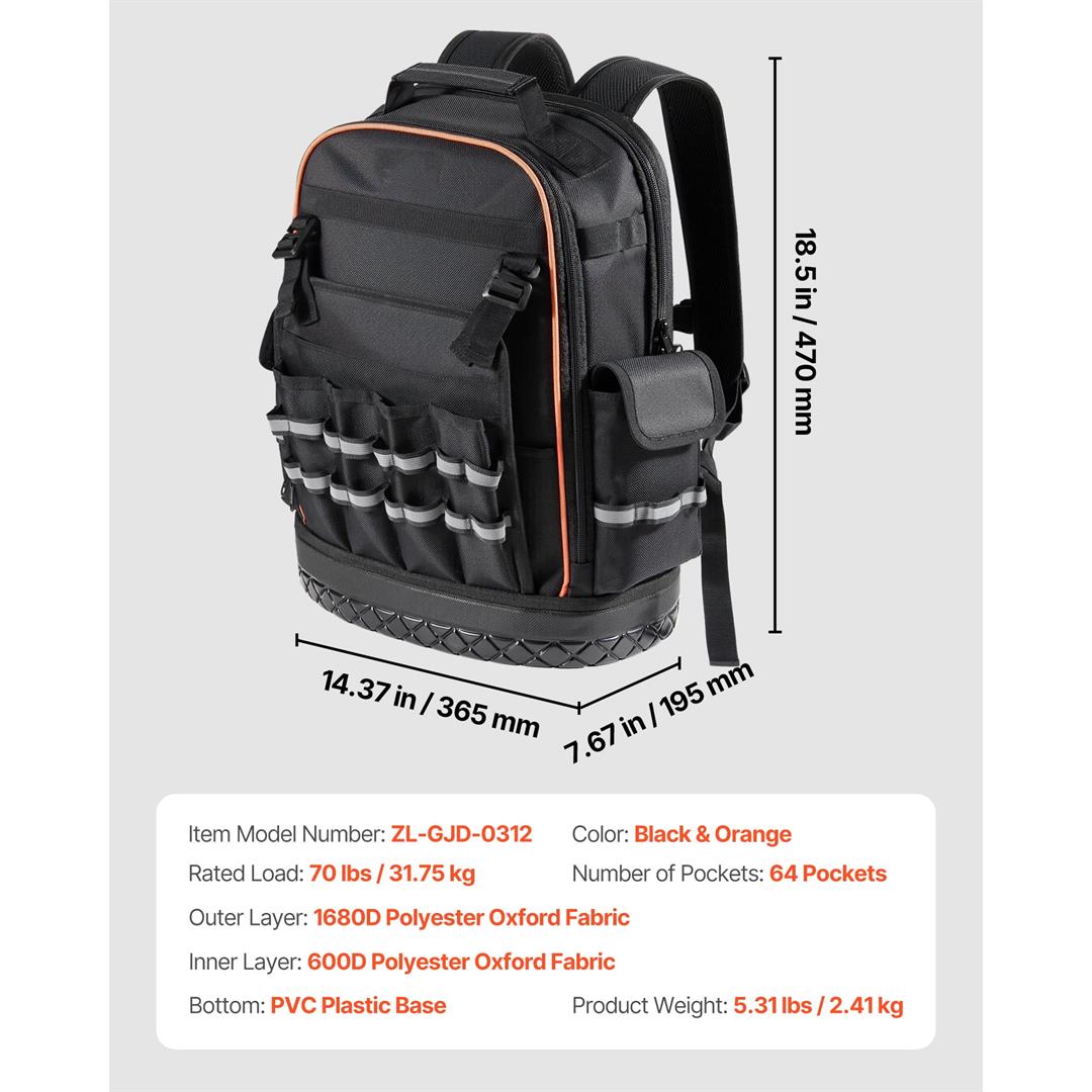 kffkff-tool-backpack-with-64-pockets-durable-storage-organizer-with-laptop-compartment-molded-base-ideal-for-electricians-technicians-and-repair-professionals-3.jpeg