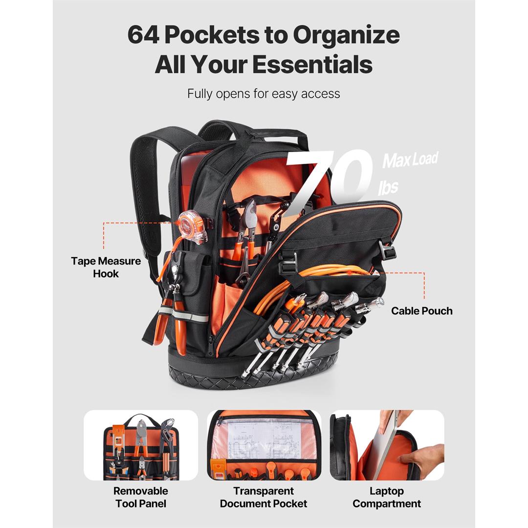 kffkff-tool-backpack-with-64-pockets-durable-storage-organizer-with-laptop-compartment-molded-base-ideal-for-electricians-technicians-and-repair-professionals-8.jpeg