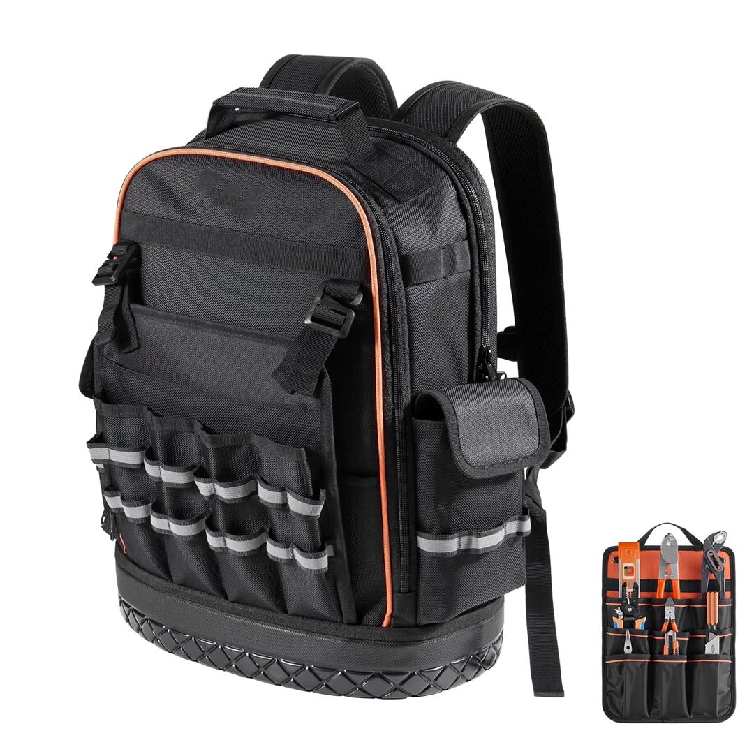 kffkff-tool-backpack-with-64-pockets-durable-storage-organizer-with-laptop-compartment-molded-base-ideal-for-electricians-technicians-and-repair-professionals-9.jpeg